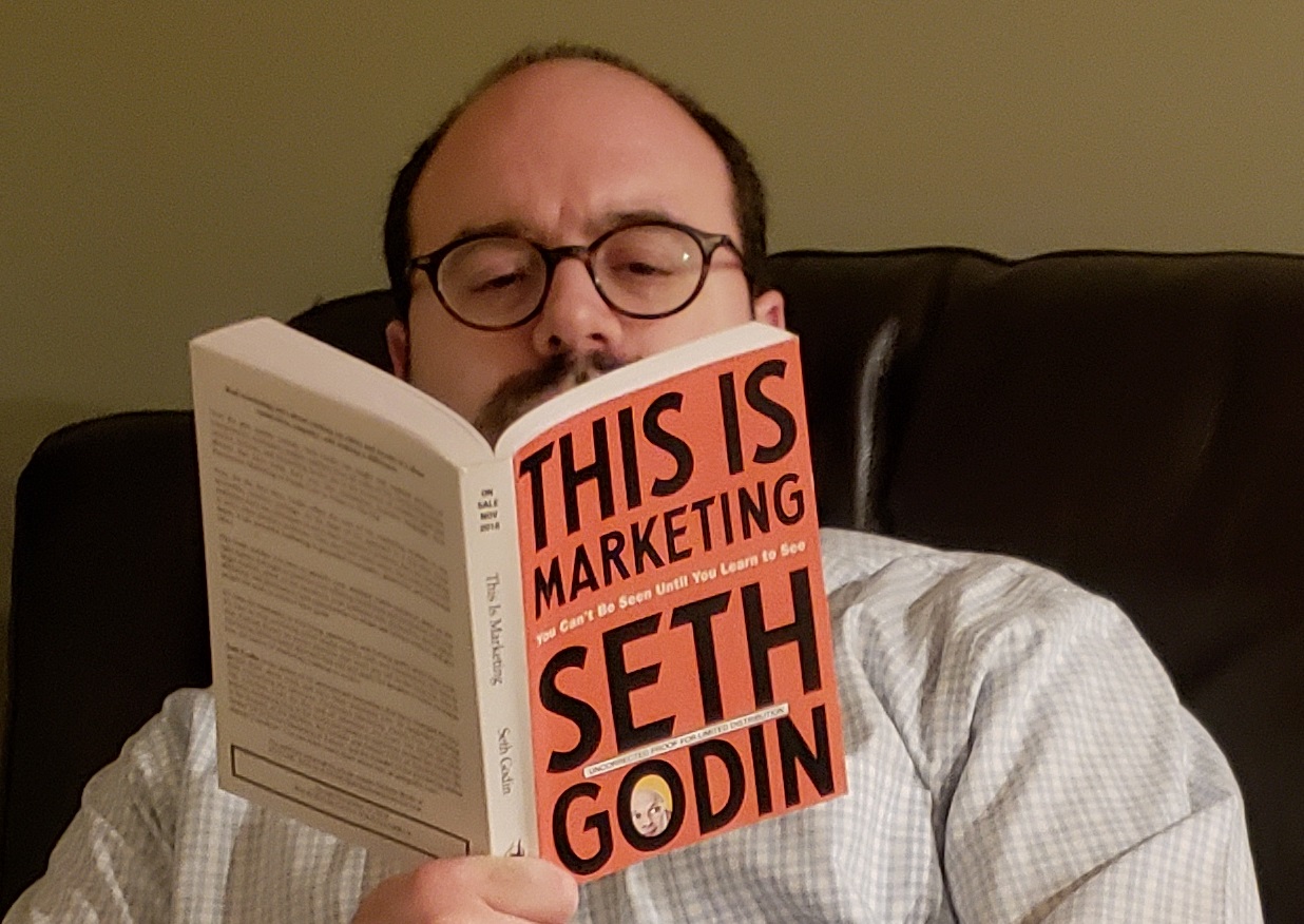 Joseph Steinberg reading Seth Godin's This Is Marketing