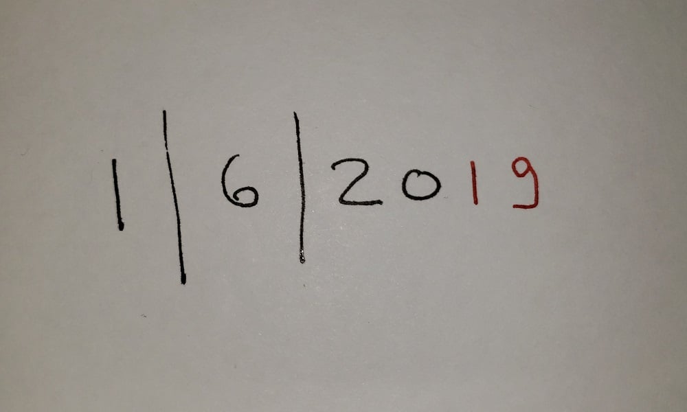 Do Not Abbreviate The Year 2020 As 20 When Writing The Date Use