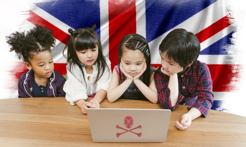 UK Children exposed to danger online