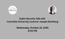 Cyber Security Talk at East Hampton Library with Columbia University Lecturer Joseph Steinberg