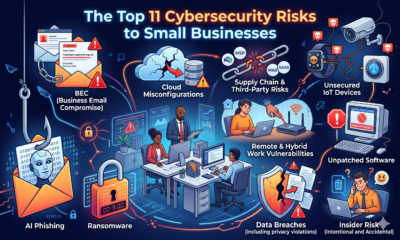 The Top 11 CyberSecurity Risks to Small Businesses
